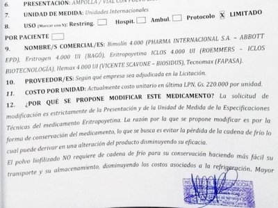 IPS apunta a un solo proveedor en licitación - Edicion Impresa - ABC Color