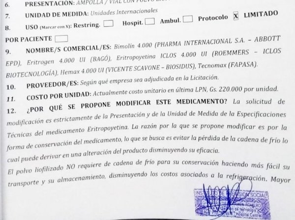 IPS apunta a un solo proveedor en licitación - Edicion Impresa - ABC Color