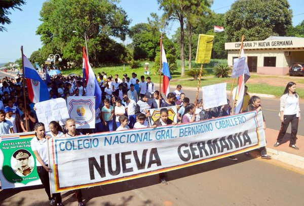 Falta de rubros y docentes moviliza a los estudiantes de Nueva Germania - Edicion Impresa - ABC Color