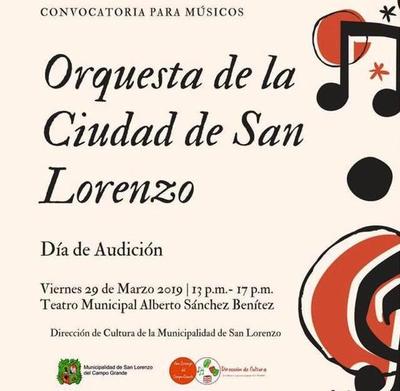 Convocan a músicos para audiciones esta tarde en el Teatro Municipal de San Lorenzo | .::Agencia IP::.