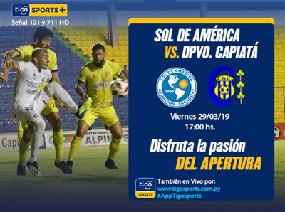 Sol de América y Capiatá abren otra fecha del Apertura