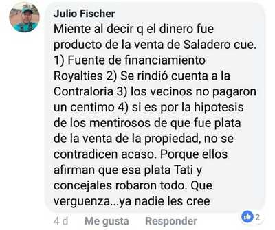 Julio Fischer contradice documentos proveídos por mismo intendente | Radio Regional 660 AM