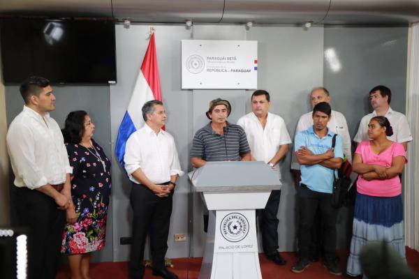 Indígenas de Tacuarai levantan protesta tras acordar reubicación en zona de Ñui