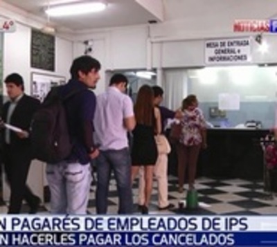 IPS: Cobran deudas canceladas a empleados, tras robo de pagarés - Paraguay.com