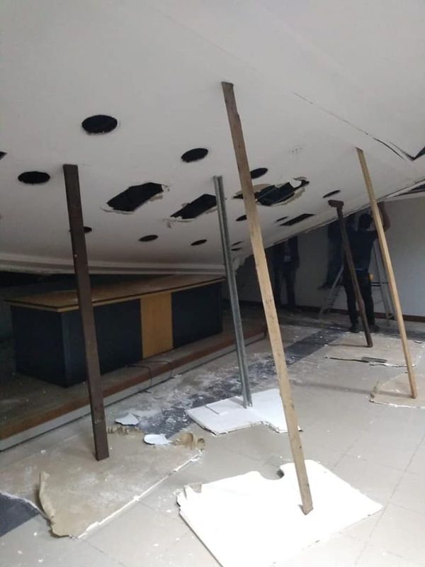 Cae cielo raso del Palacio de Justicia de Coronel Oviedo