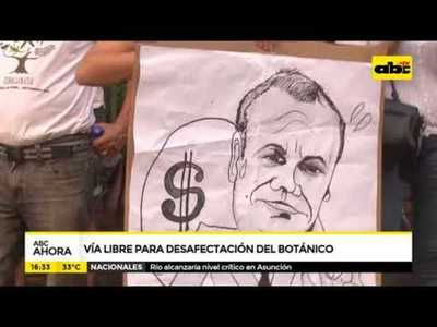 Vía libre para deforestación del botánico - Tv - ABC Color
