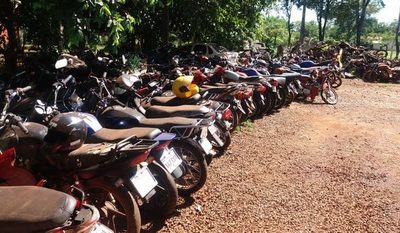 Predio de subcomisaría es utilizado como “cementerio” de motos