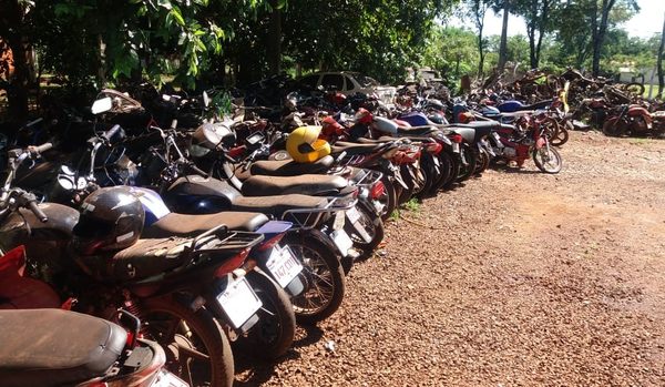 Predio de subcomisaría es utilizado como “cementerio” de motos
