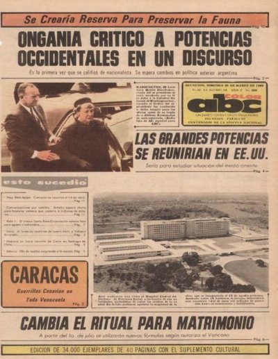 30 de marzo de 1969 - Un Dia Como Hoy - ABC Color