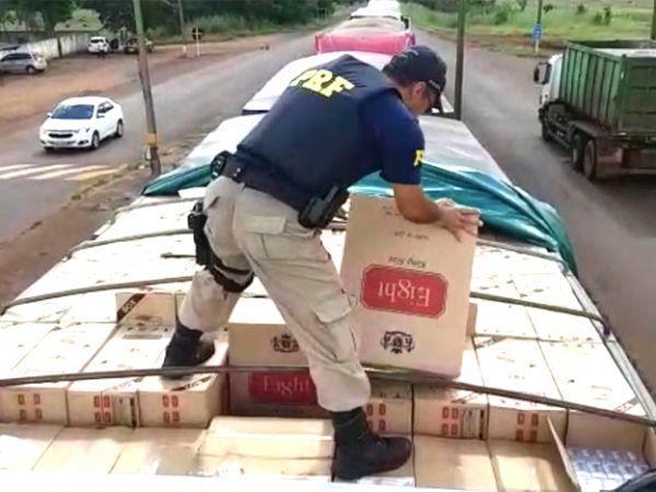 Cae la segunda caravana de bitrenes repletos de cigarrillos paraguayos en Brasil | Paraguay en Noticias