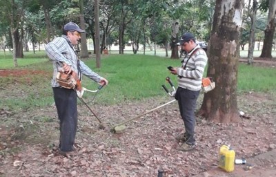 Voluntarios limpiaron plaza en Santa Rosa - Digital Misiones