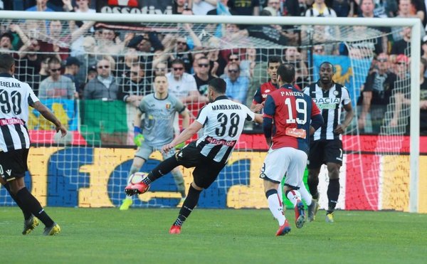 Golazo en la victoria del Udinese | Paraguay en Noticias