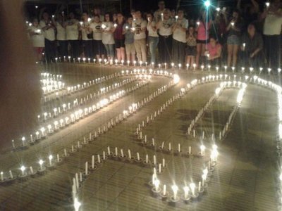 Apagón simbólico en Ayolas | Paraguay en Noticias 