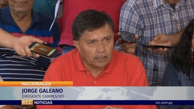 Campesinos de 13 departamentos llega a Asunción a presentar sus reclamos