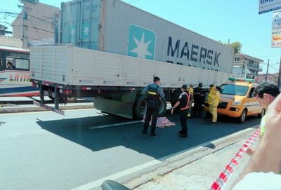Ciclista fallece aplastado - Edicion Impresa - ABC Color