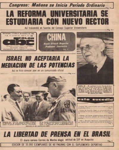31 de marzo de 1969 - Un Dia Como Hoy - ABC Color