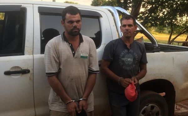Presos con armas de fuego en la colonia Santa Clara - ADN Paraguayo