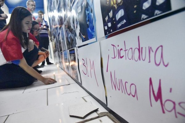 Segundo aniversario del 31M, cuando la Policía asesinó a Rodrigo Quintana - Fotos - ABC Color