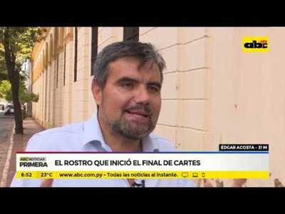 El rostro que inició el final de Cartes - Tv - ABC Color