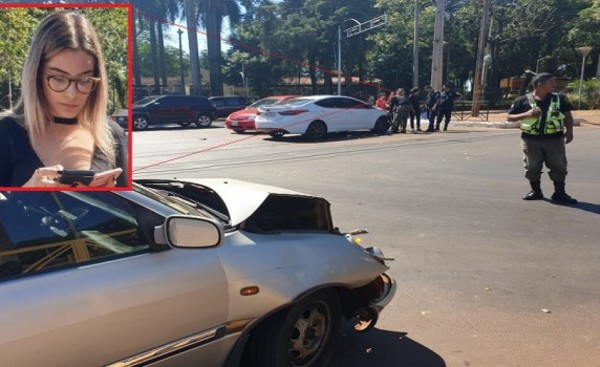Estudiante brasileña de UPAP se esconde tras accidente