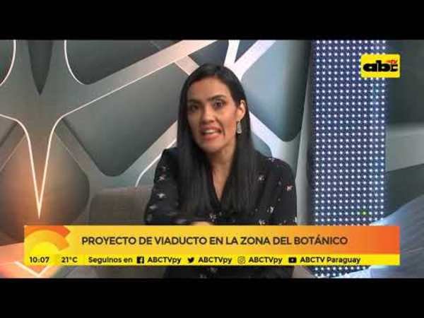 Proyecto de viaducto en la zona del botánico - Tv - ABC Color