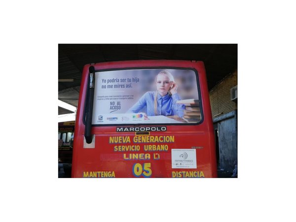 Lanzan campaña contra acoso sexual en micros
