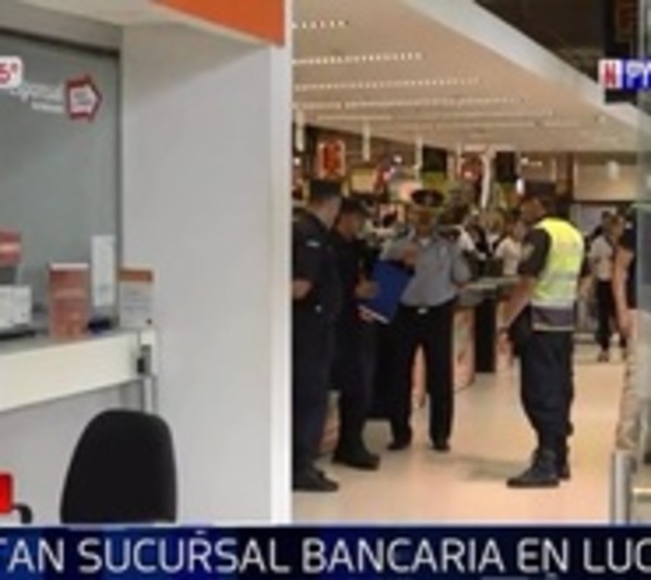 Malvivientes se llevan recaudación de sucursal bancaria en un minuto - Paraguay.com