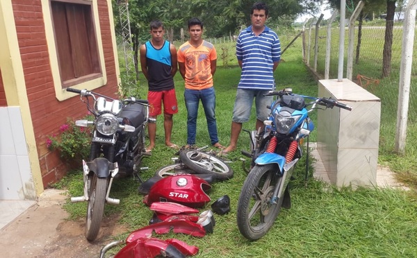 Policía de Frontera Curuzu Ñu aprehende a supuestos asaltantes y recupera biciclos