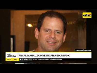 Caso Messer: Fiscalia analiza investigar a escribano - Tv - ABC Color