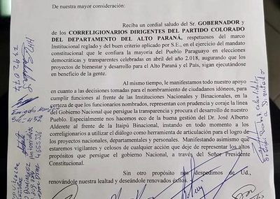 Horas después de una protesta organizada por   él, Vaesken se retracta y “apoya” a Alderete