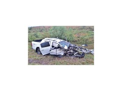 Cuatro muertos deja un accidente frontal sobre la ruta 3 en  San Pedro