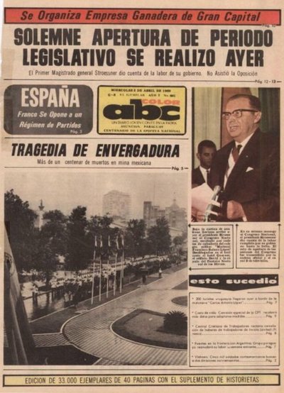 2 de abril de 1969 - Un Dia Como Hoy - ABC Color