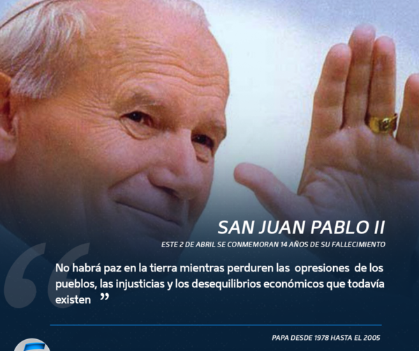 A 14 años de la muerte de San Juan Pablo II
