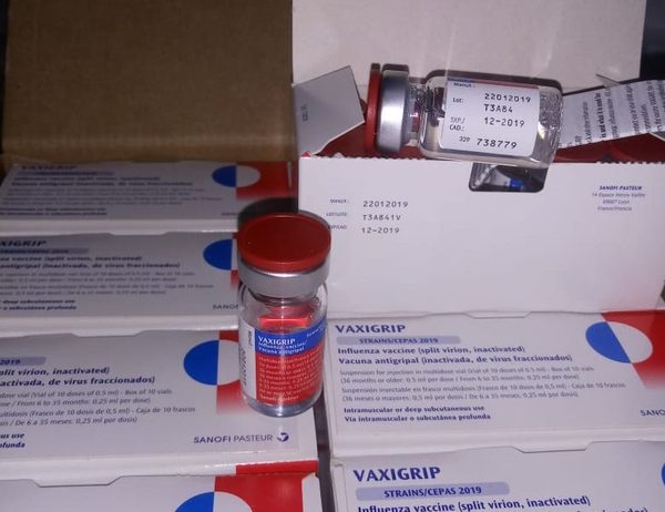 70 mil dósis de vacuna antigripal pediátrica para Alto Paraná