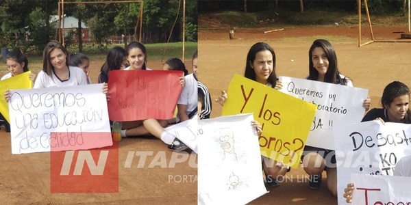 NATALIO: MANIFESTACIÓN EN EL COLEGIO NACIONAL PUERTO TRIUNFO