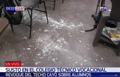 Revoque se desprende sobre alumnos del Colegio Técnico Vocacional – Prensa 5