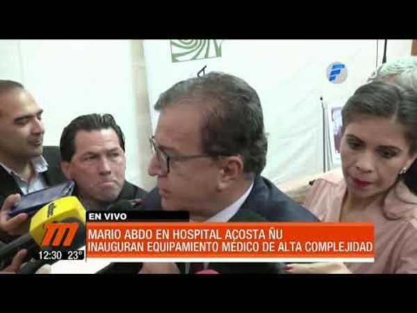Nuevos equipos médicos en el Hospital Acosta Ñu