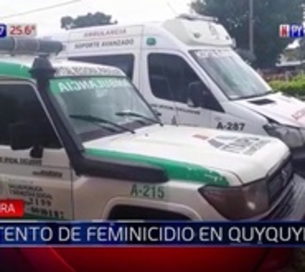 Hombre intentó matar a su expareja y a su hijo en Quyquyhó - Paraguay.com