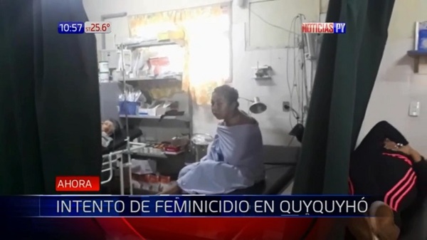 Hombre intenta asesinar a su expareja e hijo