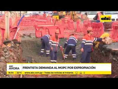 Frentista demanda al MOPC por expropiación - Tv - ABC Color
