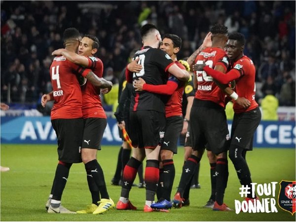 El Stade de Rennes elimina al Lyon y espera rival en la final de Copa