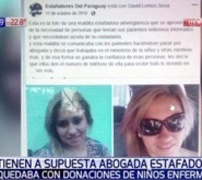 Cae supuesta estafadora que se apropiaba de recaudación benéfica - Paraguay.com