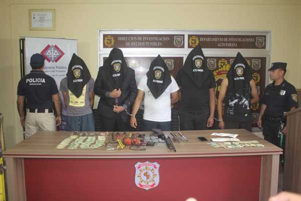 Desbaratan gavilla implicada en millonario robo a una distribuidora de pollos en Minga Guazú