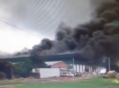 Incendio en el frigorífico Chorti de Loma Plata - ADN Paraguayo