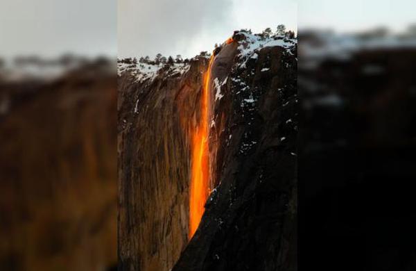 Conoce las impactantes 'cascadas de fuego' de Yosemite - C9N