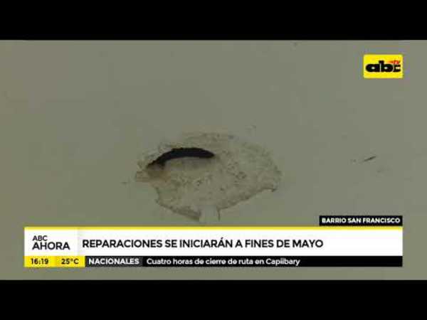 Barrio San Francisco: Reparaciones se iniciarán a fines de mayo - Tv - ABC Color