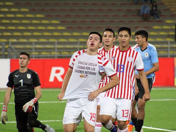 El llamativo festejo de Paraguay