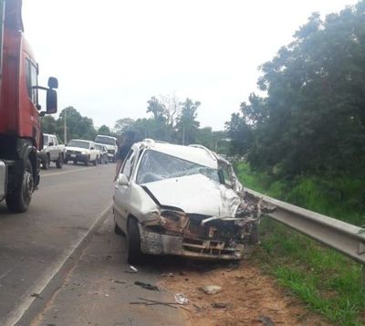 Triple choque en Acceso Sur | Paraguay en Noticias 