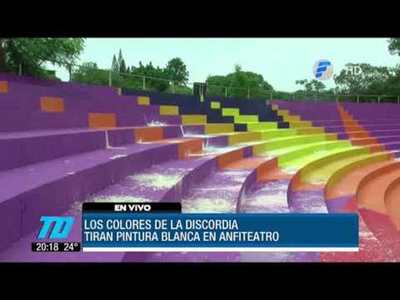 Pintata de anfiteatro en Ciudad del Este genera polémica