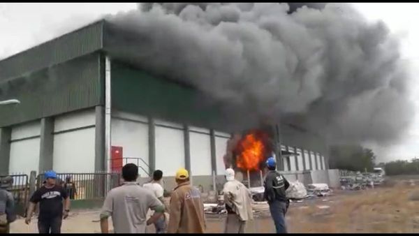 Grave incendio afectará producción de FrigoChorti